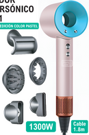 🌬️ Secador Supersónico 5 em 1 – Edição Cor Pastel Potência, Estilo e Tecnologia Para um Cabelo Perfeito Todos os Dias