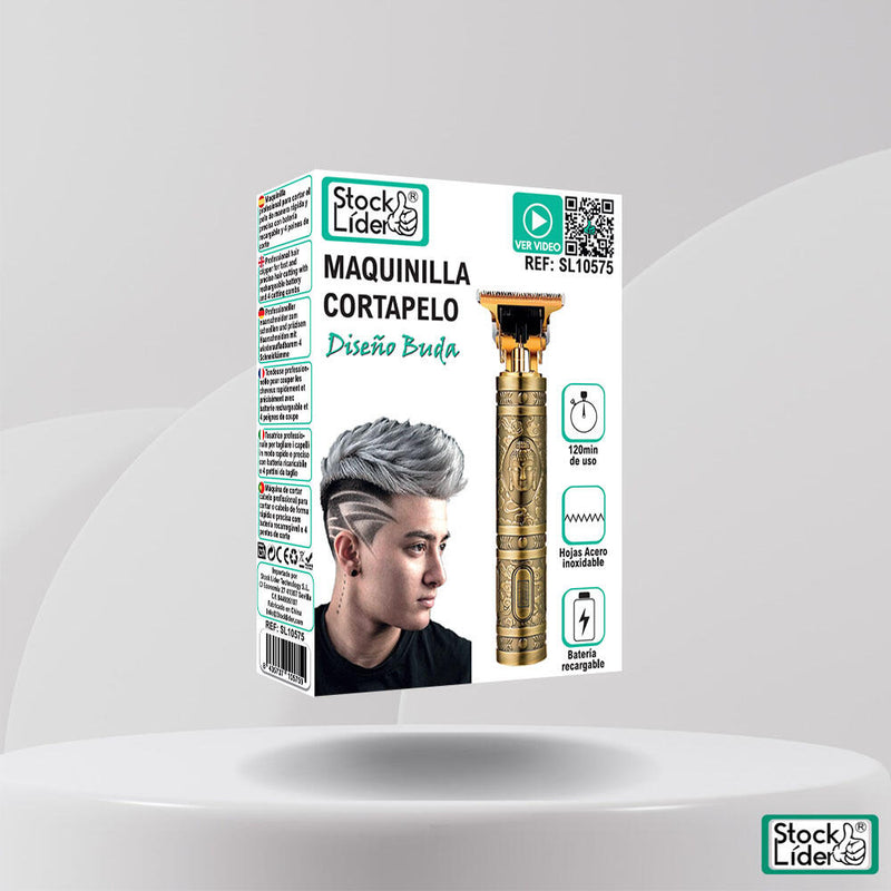 ✨ Maquineta Cortapelos Profissional com Design Buda Estilo com Propósito. Precisão com Alma.